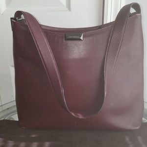 Paco Rabanne oxblood tote